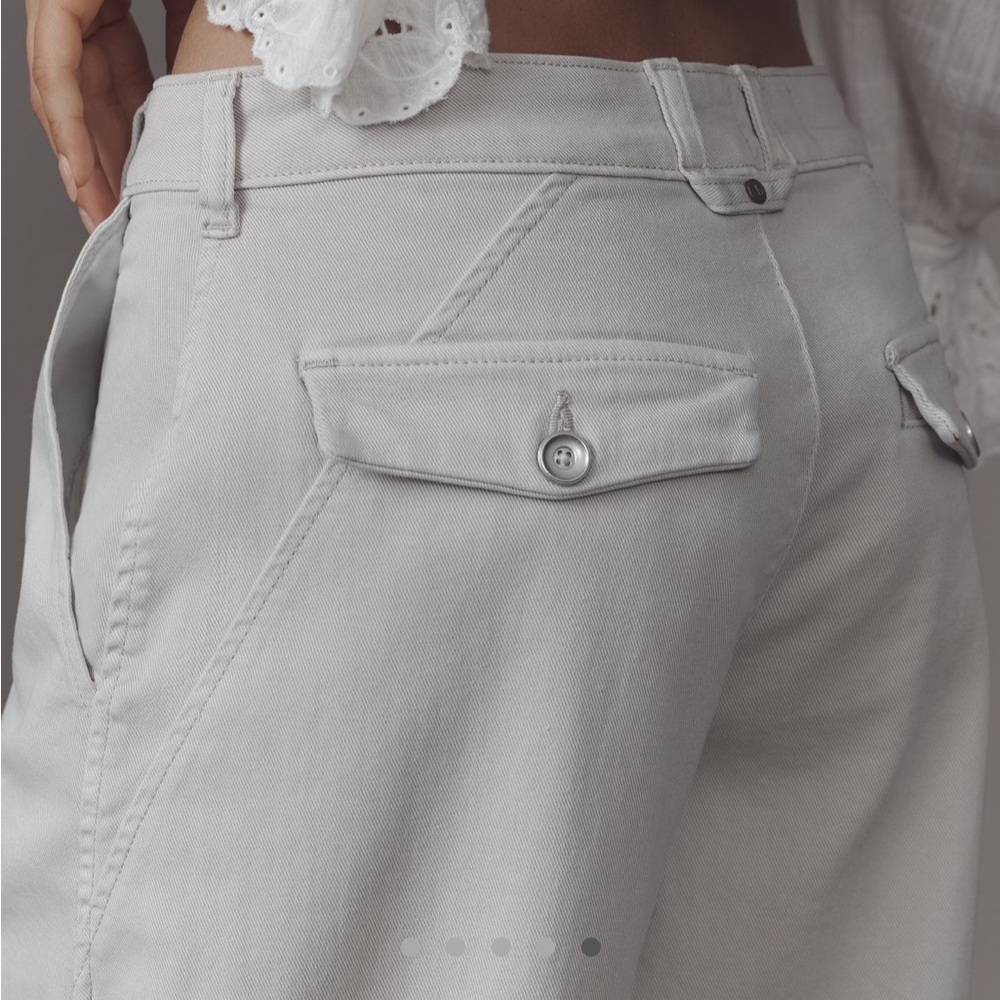 NWT Pilcro Mid-Rise Curve Wide-Leg Pants - Picture 4 of 11